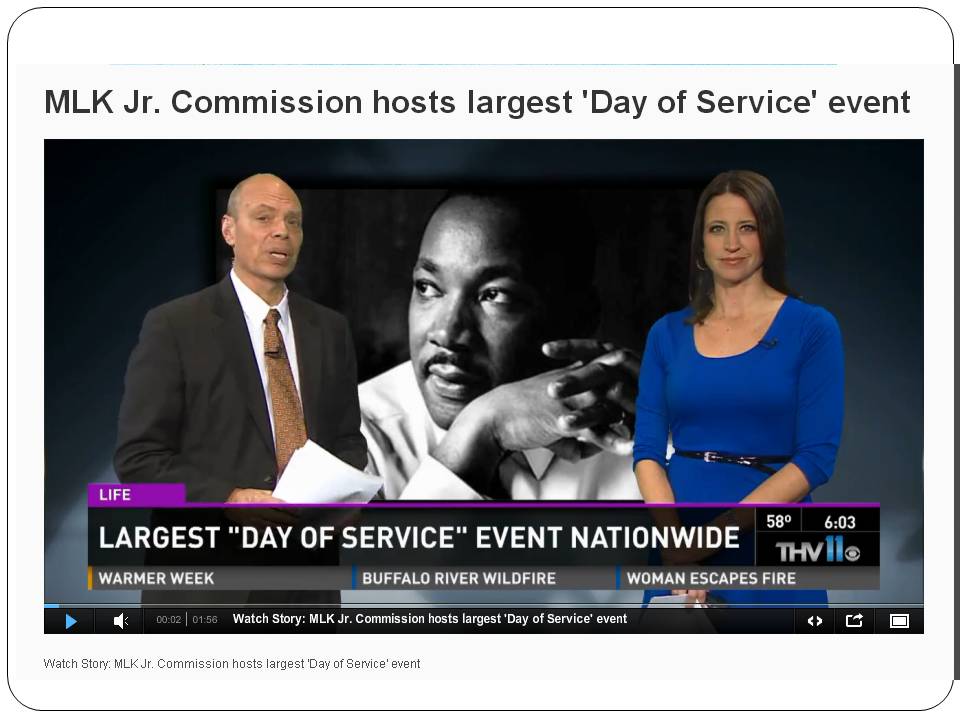 The Day of Service Hosted by The Arkansas Martin Luther King, Jr. Commission Announced as Largest in the Nation